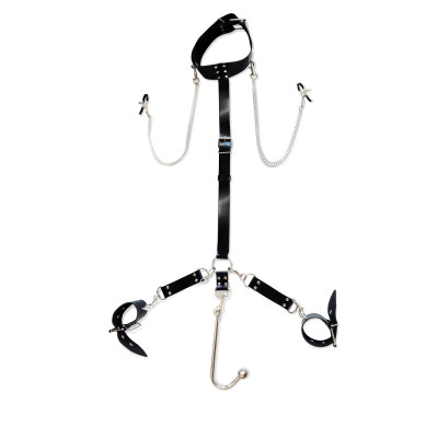 Бондажний набір із металевим анальним гаком № 1 Art of Sex Beatrice Bondage set with anal hook № 1