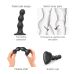 Насадка для страпона Strap-On-Me Dildo Plug Balls Black M Насадка для страпона Strap-On-Me Dildo Plug Balls Black M