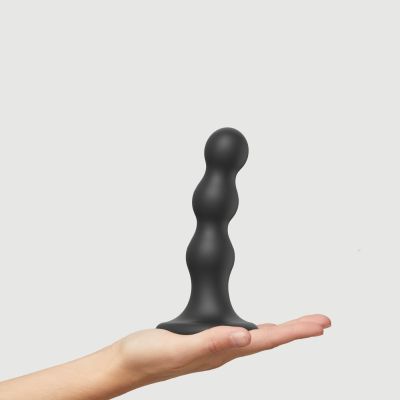 Насадка для страпона Strap-On-Me Dildo Plug Balls Black M Насадка для страпона Strap-On-Me Dildo Plug Balls Black M