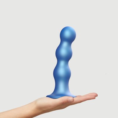 Насадка для страпона Strap-On-Me Dildo Plug Balls Blue Metallic XL Насадка для страпона Strap-On-Me Dildo Plug Balls Blue Metallic XL