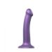 Насадка для страпону Strap-On-Me Mono Density Dildo Violet M, діам. 3,3 см, одношаровий силікон, гнучкий