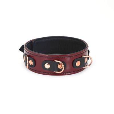 Нашийник з повідцем Liebe Seele Wine Red Collar and Leash Нашийник з повідцем Liebe Seele Wine Red Collar and Leash