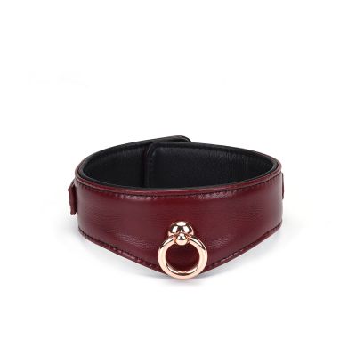 Нашийник з повідцем Liebe Seele Wine Red Curved Collar Нашийник з повідцем Liebe Seele Wine Red Curved Collar