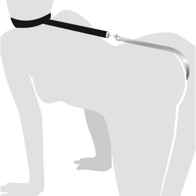 Анальний гак 2 з нашийником із натуральної шкіри Art of Sex — Anal hook, чорний Анальний гак 2 з нашийником із натуральної шкіри Art of Sex — Anal hook, чорний