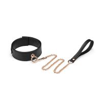 Нашийник з повідцем Liebe Seele Black Organosilicon Collar with Leash Нашийник з повідцем Liebe Seele Black Organosilicon Collar with Leash