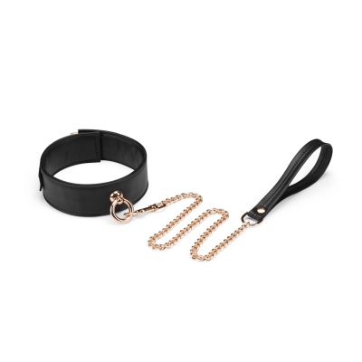 Нашийник з повідцем Liebe Seele Black Organosilicon Collar with Leash Нашийник з повідцем Liebe Seele Black Organosilicon Collar with Leash