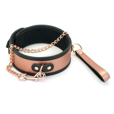 Нашийник з повідцем Liebe Seele Rose Gold Memory Collar with Leash Нашийник з повідцем Liebe Seele Rose Gold Memory Collar with Leash
