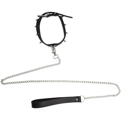 Нашийник із шипами та повідцем Art of Sex — Collar Spikes and Leash