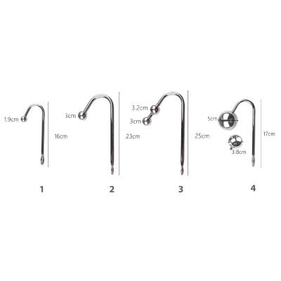 Анальний гак 4 з нашийником із натуральної шкіри Art of Sex — Anal hook, чорний Анальний гак 4 з нашийником із натуральної шкіри Art of Sex — Anal hook, чорний