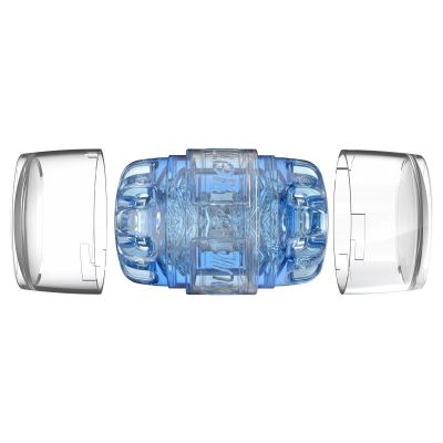 Мастурбатор Fleshlight Quickshot Turbo Blue Ice, компактний, чудово для пар і мінету Мастурбатор Fleshlight Quickshot Turbo Blue Ice, компактний, чудово для пар і мінету