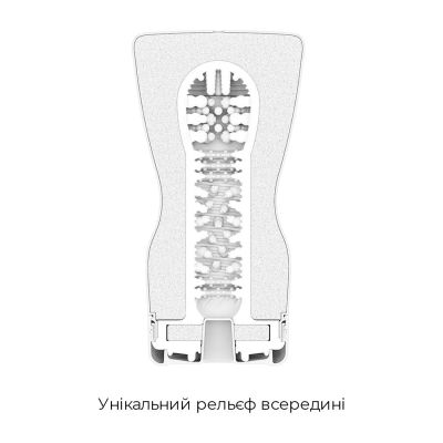 Мастурбатор Tenga Squeeze Tube Cup (м’яка подушечка) GENTLE стискається