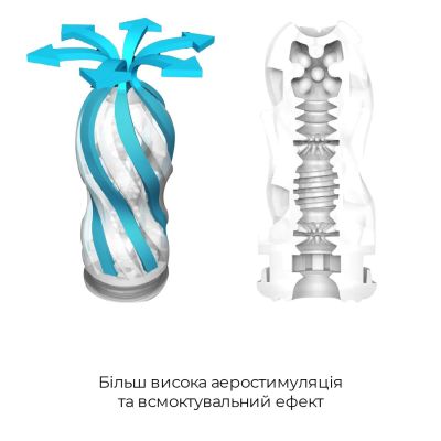 Мастурбатор Tenga Air-Tech VC Regular, більш висока аеростимуляція та всмоктувальний ефект Мастурбатор Tenga Air-Tech VC Regular, більш висока аеростимуляція та всмоктувальний ефект