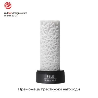 Мастурбатор Tenga 3D Pile, дуже ніжний, з антибактеріального еластомеру зі сріблом Мастурбатор Tenga 3D Pile, дуже ніжний, з антибактеріального еластомеру зі сріблом