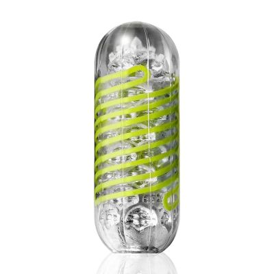 Мастурбатор Tenga Spinner 03 Shell із пружною стимулювальною спіраллю всередині, пружна спіраль