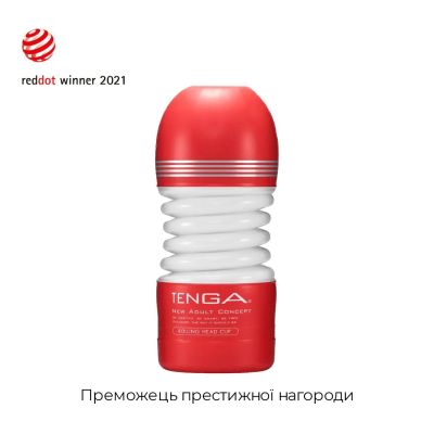 Мастурбатор Tenga Rolling Head Cup з інтенсивною стимуляцією головки NEW Мастурбатор Tenga Rolling Head Cup з інтенсивною стимуляцією головки NEW