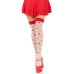 Панчохи Leg Avenue Polka Dot Mushroom Thigh Highs One Size