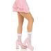 Шкарпетки ажурні з рюшами Leg Avenue Mini Bow Lace Anklet White Шкарпетки ажурні з рюшами Leg Avenue Mini Bow Lace Anklet White
