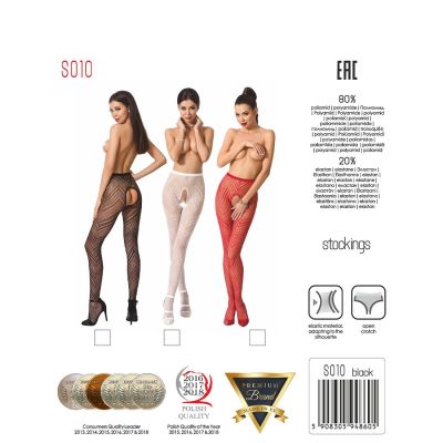 Еротичні колготки-бодістокінг Passion S010 black, з доступом, геометричний малюнок Еротичні колготки-бодістокінг Passion S010 black, з доступом, геометричний малюнок