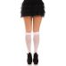 Шкарпетки ажурні з рюшами Leg Avenue Sweetheart Ruffle Cuff Knee Highs White, високі