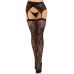 Панчохи Leg Avenue Leg Avenue Lace thigh highs & garterbelt Black One Size Панчохи Leg Avenue Leg Avenue Lace thigh highs & garterbelt Black One Size