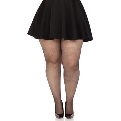 Панчохи Leg Avenue Spandex micro net tights Black 1X/2X Панчохи Leg Avenue Spandex micro net tights Black 1X/2X