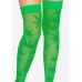Панчохи з малюнком Leg Avenue 420 Net Thigh Highs Green
