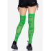 Панчохи з малюнком Leg Avenue 420 Net Thigh Highs Green