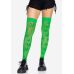 Панчохи з малюнком Leg Avenue 420 Net Thigh Highs Green