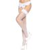 Панчохи-сітка для кріплення на пояс Leg Avenue Nylon Fishnet Thigh Highs White, one size Панчохи-сітка для кріплення на пояс Leg Avenue Nylon Fishnet Thigh Highs White, one size