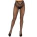 Панчохи Leg Avenue Crotchless Net Tights with Heart Backseam Black One Size Панчохи Leg Avenue Crotchless Net Tights with Heart Backseam Black One Size