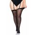 Сексуальні панчохи під підв’язки Leg Avenue Sheer Stockings Black, plus size Сексуальні панчохи під підв’язки Leg Avenue Sheer Stockings Black, plus size