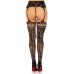 Панчохи Leg Avenue French Rose Backseam Garter Belt Stockings Black One Size Панчохи Leg Avenue French Rose Backseam Garter Belt Stockings Black One Size