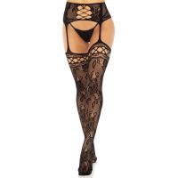 Панчохи Leg Avenue French Rose Backseam Garter Belt Stockings Black One Size Панчохи Leg Avenue French Rose Backseam Garter Belt Stockings Black One Size