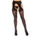 Панчохи Leg Avenue Eyelet lace suspender hose Black One Size Панчохи Leg Avenue Eyelet lace suspender hose Black One Size
