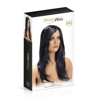 Перука World Wigs OLIVIA LONG BROWN