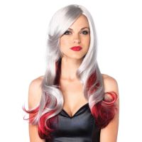 Перука Leg Avenue Allure Multi Color Wig Grey/Red (сіро-червона)