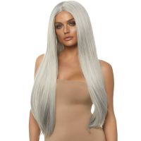 Перука Leg Avenue 33″ Long straight center part wig Grey 
