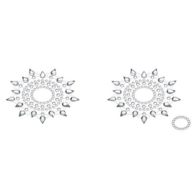 Пестиси з кристалів Petits Joujoux Gloria set of 2 — Silver, прикраса на груди
