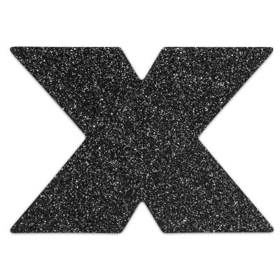 Пестиси/стикіні Bijoux Indiscrets Flash Cross Black, наліпки на соски