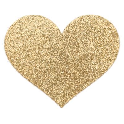 Пестиси/стикіні Bijoux Indiscrets — Flash Heart Gold, наліпки на соски Пестиси/стикіні Bijoux Indiscrets — Flash Heart Gold, наліпки на соски