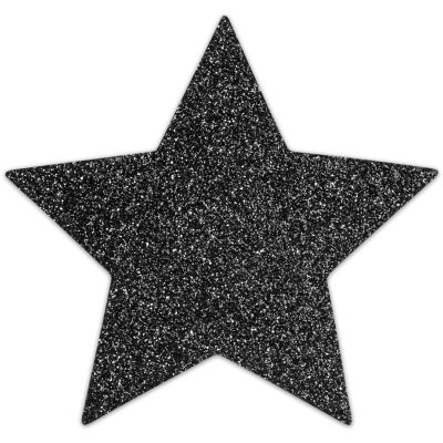 Пестиси/стикіні Bijoux Indiscrets — Flash Star Black, наліпки на соски