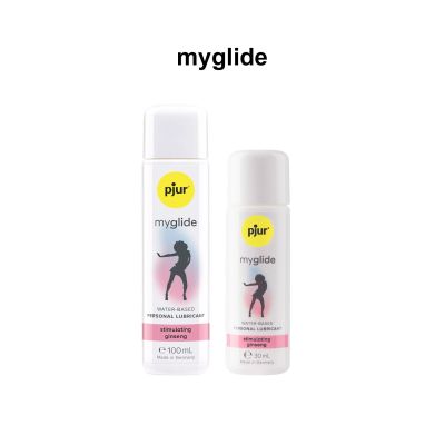 Збуджувальна змазка на водній основі pjur my glide (100 мл) із женьшенем, зігріває