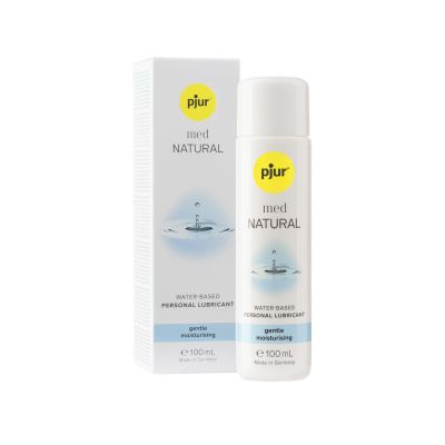 Лубрикант на водній основі pjur MED Natural glide (100 мл) спеціально для сухої та чутливої ​​шкіри