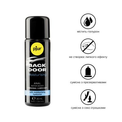 Анальна змазка pjur backdoor Comfort water glide (30 мл) на водній основі з гіалуроном