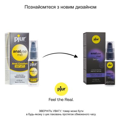 Розслаблювальний анальний гель pjur analyse me! Serum 20 мл, створює плівку, концентрований