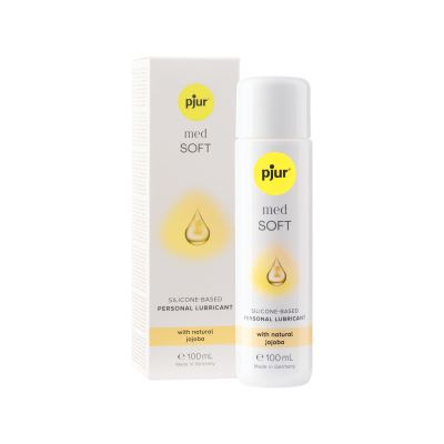 Силіконова змазка pjur MED Soft glide 100 мл з олією жожоба для дуже сухої та чутливої шкіри