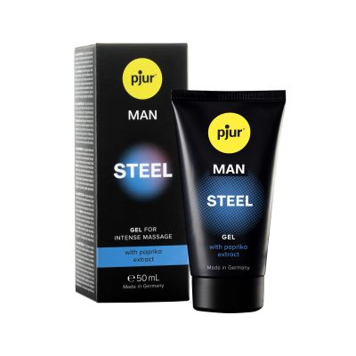 Гель для пеніса стимулювальний pjur MAN Steel Gel (50 мл) з екстрактом паприки та ментолом