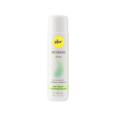 Лубрикант на водній основі pjur Woman Aloe (100 мл) з екстрактом алое, зволожувальний, без парабенів