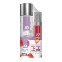 Комплект System JO GWP — Agape (120 мл) & Oral Delight — Strawberry (30 мл)