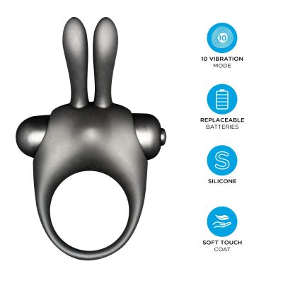 Набір Orgie Vibe Bunny: рідкий вібратор та ерекційне віброкільце Набір Orgie Vibe Bunny: рідкий вібратор та ерекційне віброкільце